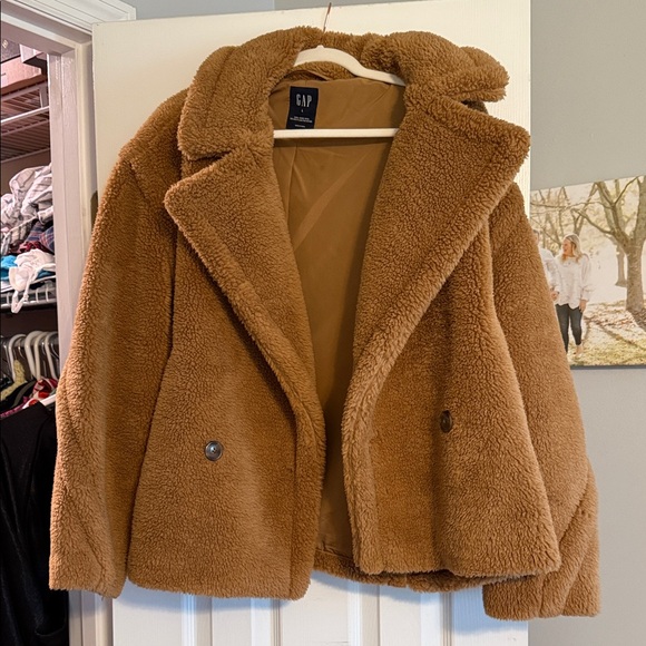 GAP Jackets & Blazers - GAP Women's Tan Teddy Jacket